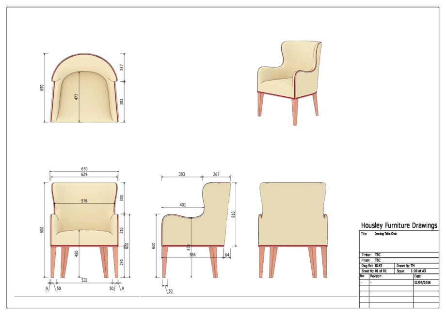 Bespoke furniture Housley Furniture Drawings